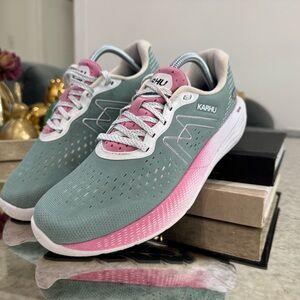 KARHU Women's Running Shoes - Green and Pink